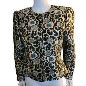 Vintage Scott McClintock for Pappagallo Jacket Metallic 12